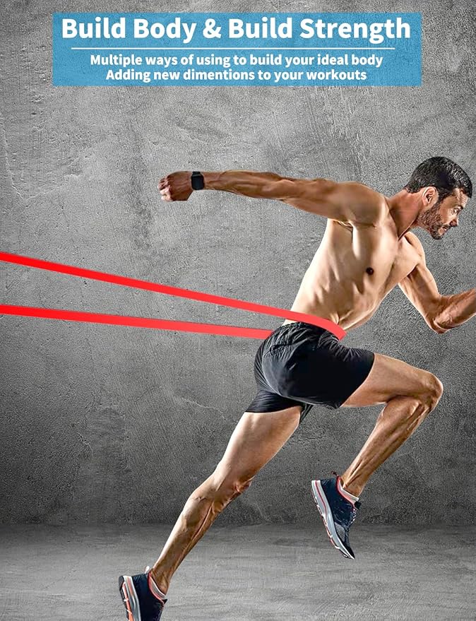 Resistance Bands, Pull Up Bands, Exercise Workout Bands for Working Out, Pull Up Assistance Bands Set for Men & Women, Body Stretching, Physical Therapy, Muscle Training