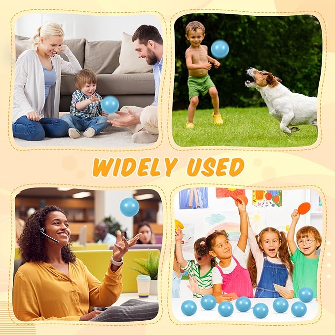 12 Pcs Light Blue Foam Stress Ball Squeeze Stress Relief Balls for Kids and Adults Hand Exercise Sensory Relief Toys for Anxiety ADHD Autism （Light Blue）