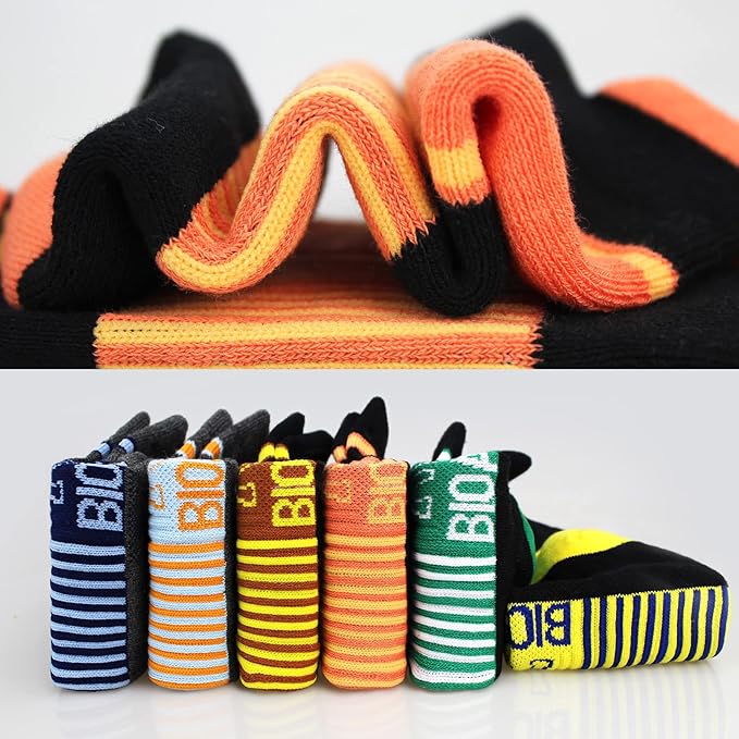 BIOAUM Cushioned Men's Ankle Socks, 6 Pairs Cotton Athletic Sport Breathable Low Cut Socks for Running Size 8-9.5/10-13/12-14