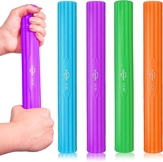 Flex Therapy Bar,Twist Bar for Physical Therapy & Resistance Bar for Golfers Elbow,Tendinitis,Wrist,Forearms Pain, Improve Grip Strength and Relieve Pain