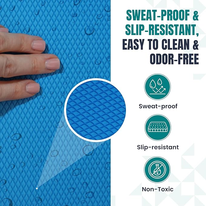 High-Density Balance Pad - Durable TPE Foam Balance Pad Physical Therapy, Foam Exercise Pad with Non-Slip Surface, Lightweight for Home & Gym Workouts, Core Strength & Balance Enhancement