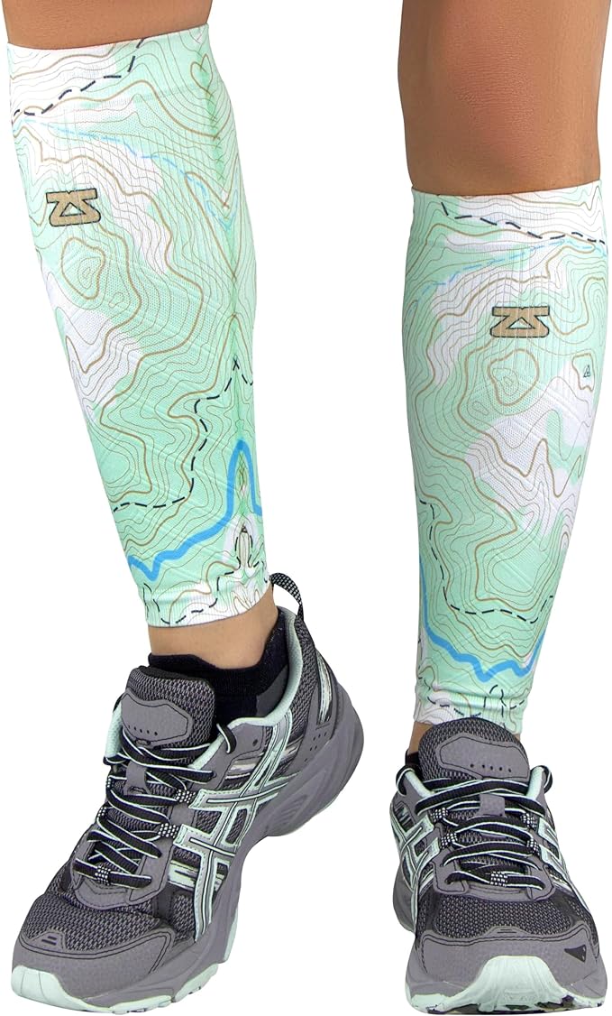 Zensah Running Leg Compression Sleeves - Shin Splint, Calf Compression Sleeve Men and Women