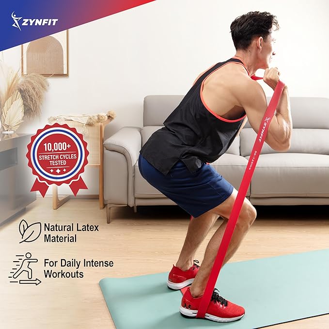 Resistance Bands, Set of 5 Pull Up Bands for Working Out for Men and Women, Exercise Bands for Physical Therapy, Strength Training, Workout Bands for Home Gym with Door Anchor & Workout Manual