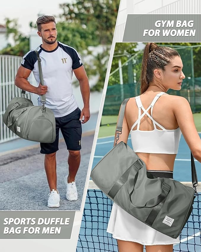 Gym Bag Womens,Travel Duffel Carry on Bag Sport Tote Bag Weekend Overnight Bag
