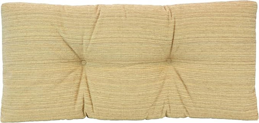 Klear Vu The Gripper Omega Non-Slip Tufted Bench Cushion for Indoor Furniture, Entryway Storage, Bay Window, Corner Nook or Piano Seat, 30 Inches, 07 Natural