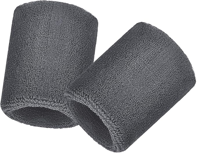 12 Pack Sweatbands Sports Wristband Cotton Sweat Band for Men and Women, Good for Tennis, Basketball, Running, Gym, Working Out