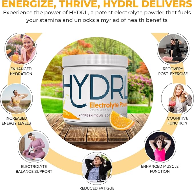 Electrolyte Hydration Powder for Keto (50 days Serving) - Mandarin Orange Electrolyte Drink Mix Hydration Powder - Low Carb - Carnivore - Potassium - Electrolyte Powder Recovery Drink - No Leg Cramps