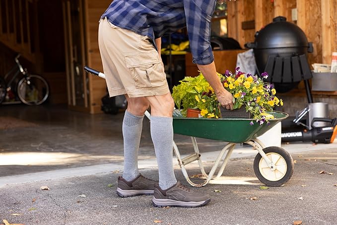 Dr. Scholl's Men's Athletic & Work Compression Over The Calf Socks-1 & 3 Pair Packs-Fatigue Relief