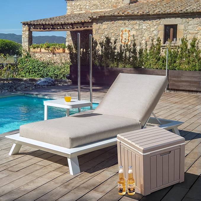 GYMAX Camping Cooler, Insulated 40 Qt Heavy Duty Ice Chest with Built-in Handles and Detachable Lid, Keeps Ice for 24H, Multifunctional for Beach, Picnic, Camping Outdoors