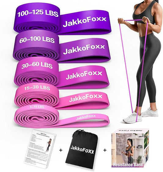 Resistance Bands,Pull Up Bands,Stretching Assist Bands Set for Men & WomenPortable Exercise, Muscle Training,Physical Therapy,Exercise Workout Bands for Working Out