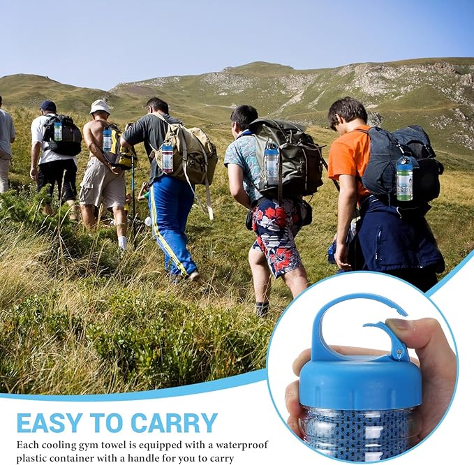 12 Pack 32 x 12 in Cooling Towels Bulk for Neck and Face Microfiber Ice Towel Sweat Towels Breathable Soft Chilly Towel Portable Cool Neck Rags for Yoga Sport Gym Workout Fitness