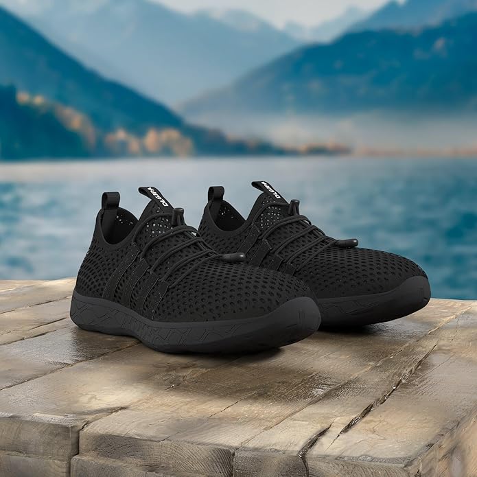 DLGJPA Men's Lightweight Quick Drying Aqua Water Shoes Athletic Sport Walking Shoes