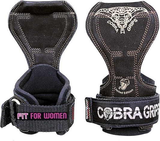 Cobra Grips PRO Weight Lifting Gloves Heavy Duty Straps Alternative Power Lifting Hooks for Deadlifts Adjustable Neoprene Padded Wrist Support Bodybuilding