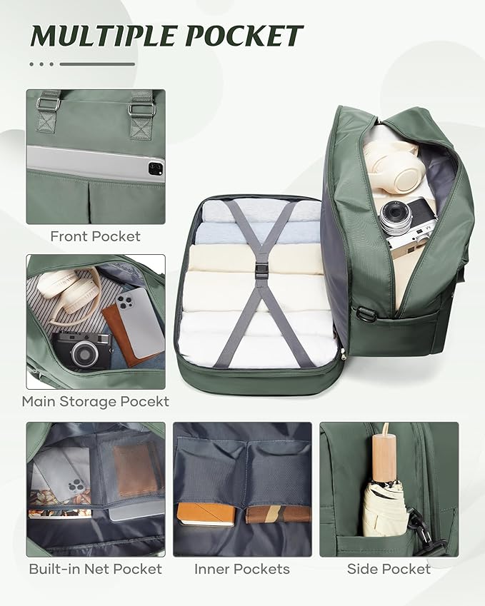 Gym Bag Womens,Travel Duffel Carry on Bag Sport Tote Bag Weekend Overnight Bag