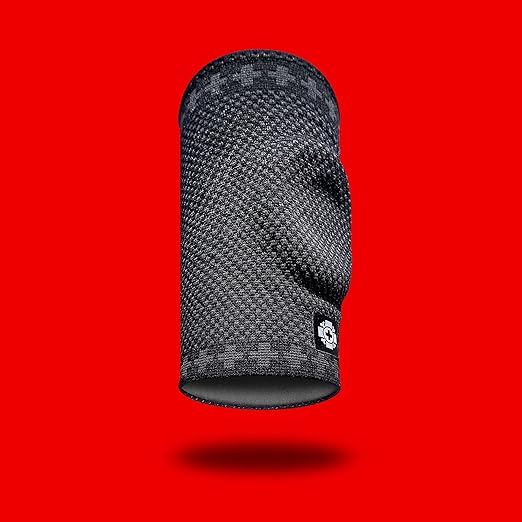 Old Bones Therapy Elbow Compression Sleeve Knitted | Pain Relief and Support for Tendonitis and Arthritis (Large, One Elbow)