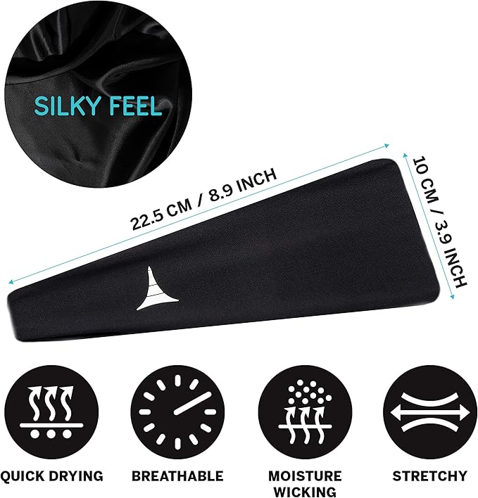 French Fitness Revolution Mens Headband - Guys Sweatband & Sports Headband for Running, Crossfit, Working Out. Versatile