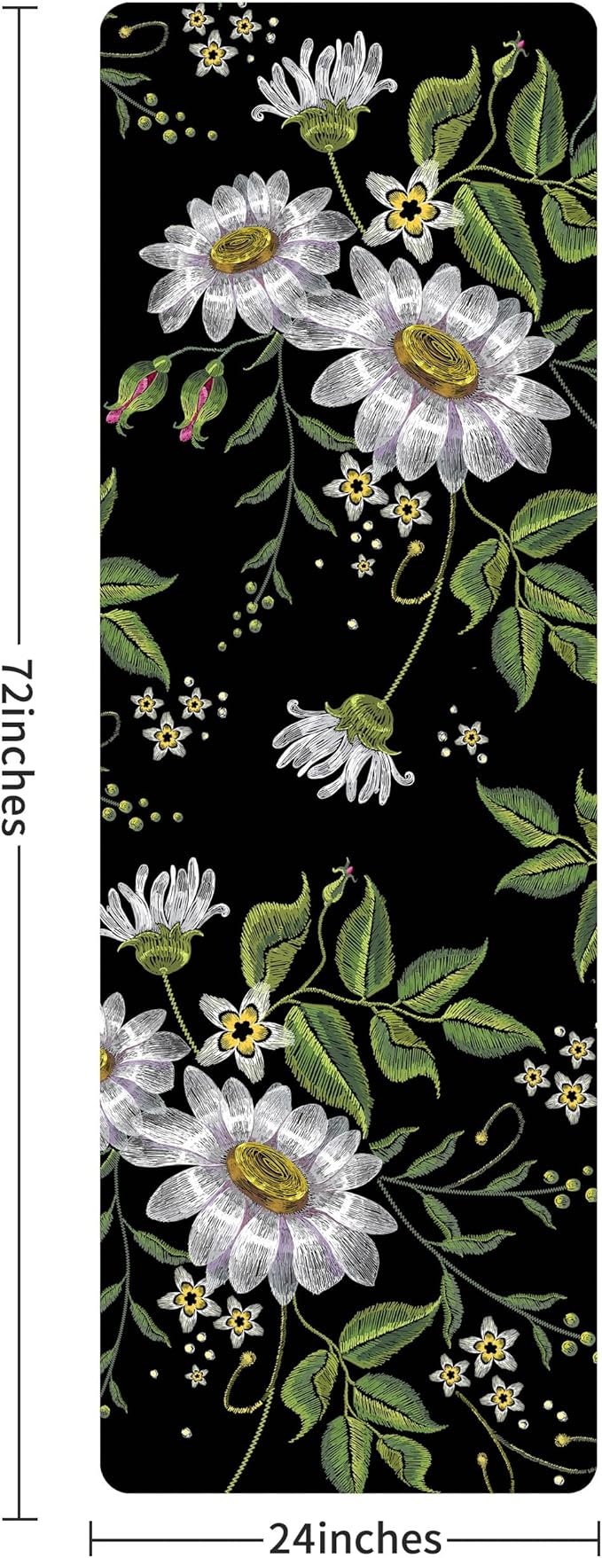 Non Slip Yoga Mat TPE Workout Mat for Men Women, Thick Workout Mat with Carrying Strap, Fitness Mats for Exercise, Yoga, Fitness, Pilates, Floor Workouts (72" x 24" x 6mm)