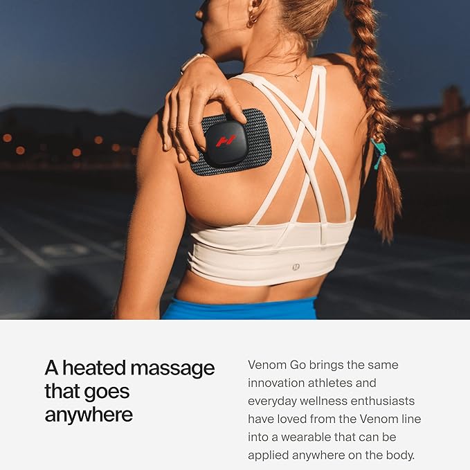 Hyperice Venom Go - Advanced Heat + Vibration Wearable (Venom Go) - FSA and HSA