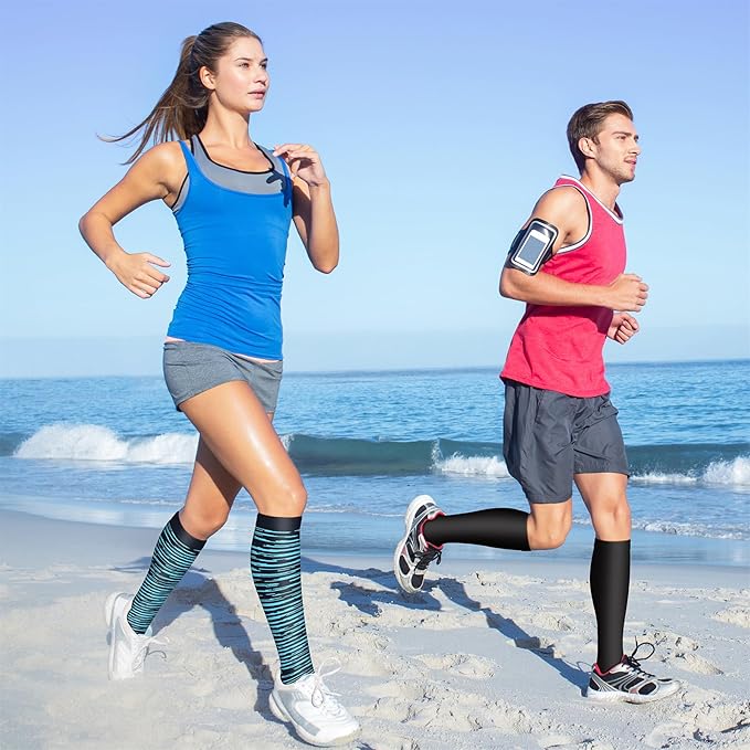 Compression Socks for Women & Men 15-20 mmHg, Best for Medical, Nursing, Running, Athletic, Varicose Veins, Travel