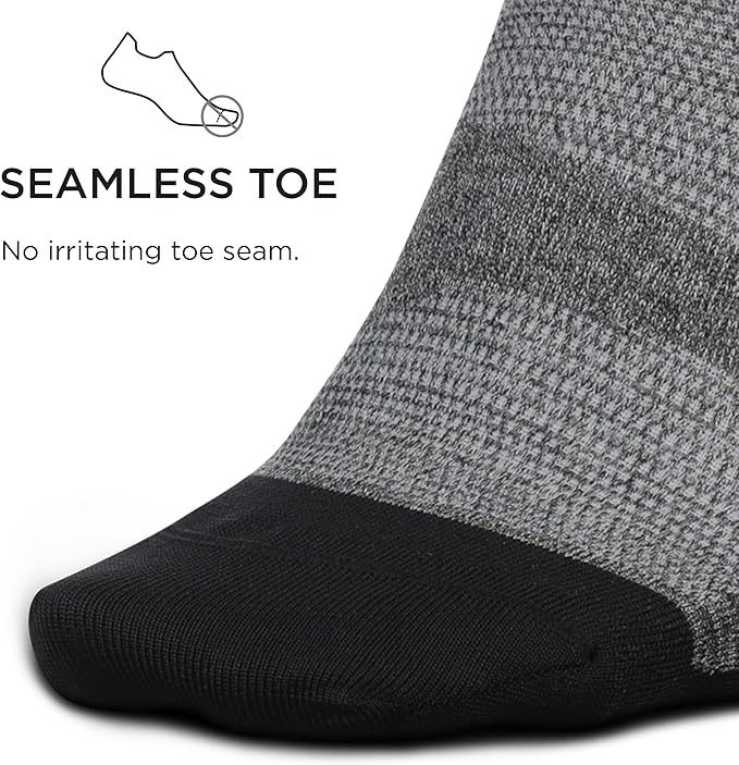Feetures Elite Ultra Light Cushion Ankle Socks - Sport Sock with Targeted Compression