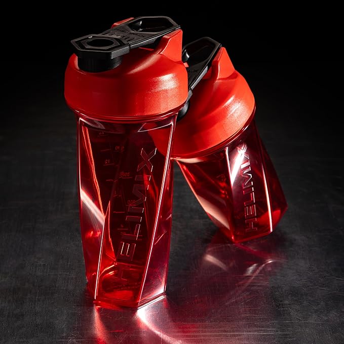 HELIMIX 1.5 Vortex Blender Shaker Bottle Holds upto 28oz | No Blending Ball or Whisk | USA Made | Portable Pre Workout Whey Protein Drink Shaker Cup | Mixes Cocktails Smoothies Shakes | Top Rack Safe