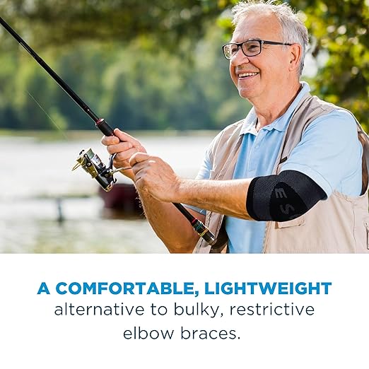 OrthoSleeve Tennis | Golfer's Elbow Brace for tendonitis, medial and lateral epicondylitis and general forearm and elbow pain