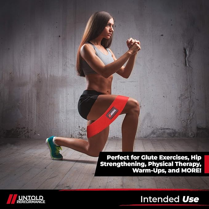 Heavy Resistance Bands - Hip Bands for Working Out, Premium Exercise Bands Resistance, Durable Resistance Bands for Strength, Flexibility & Glute Workouts