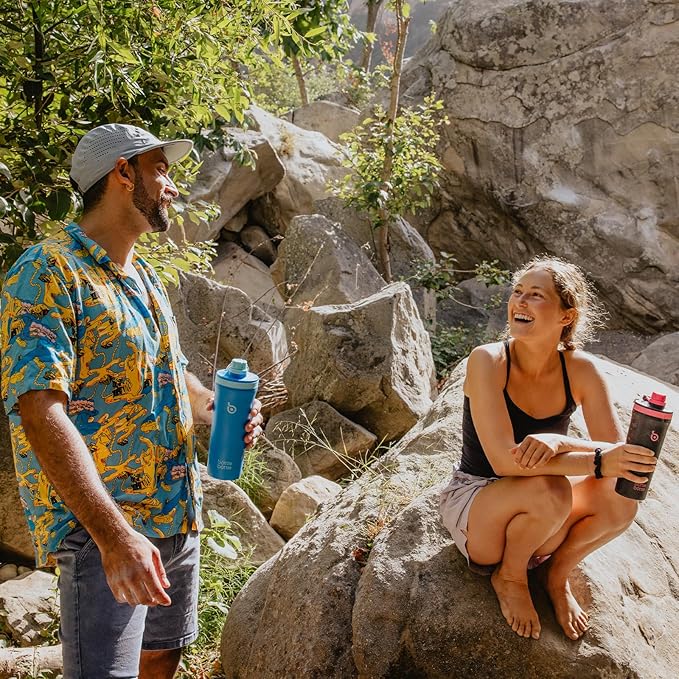 BOTTLE BOTTLE 26 oz Insulated Shaker Bottle Insulated Water Bottle for Men and Women Protein Shaker for Gym Water Cup dark blue