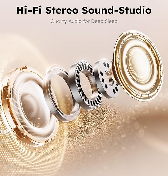 Ice Silk Sleep Mask with Headphones, Sleep Headphones for Side Sleeper with 3D Cups, Bluetooth 5.4 Sleeping Eye Mask, Total Blackout Sleeping Headphones for Women Men(Black)