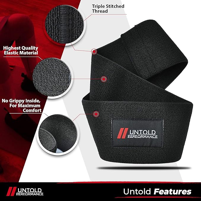 Heavy Resistance Bands - Hip Bands for Working Out, Premium Exercise Bands Resistance, Durable Resistance Bands for Strength, Flexibility & Glute Workouts