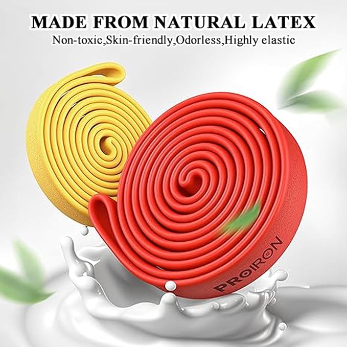 PROIRON Resistance Bands Pull Up Assistance Bands Comfortable Anti-Slip Exercise Bands for Pull up Dip Squat Gym Workout Physical Therapy Stretch Bands for Men & Women - Length 40inch (100cm)