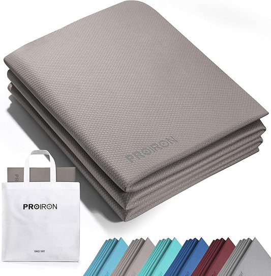PROIRON Foldable Yoga Mat 0.24"/0.16" for Home Workout & Travel, Non Slip Travel Yoga Mats with Carry Bag, Packable Yoga Mat for Home Gym, Pilates, Fitness,Stretching