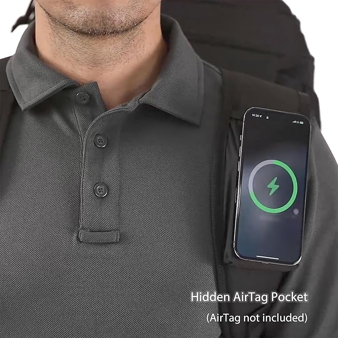 Gym Bag Military Duffle Backpack, Heavy Duty Travel Weekender Bag with Multiple Compartments Including Shoe Compartment Wet-dry Separation Compartment, Adjustable Shoulder Strap 60L Capacity