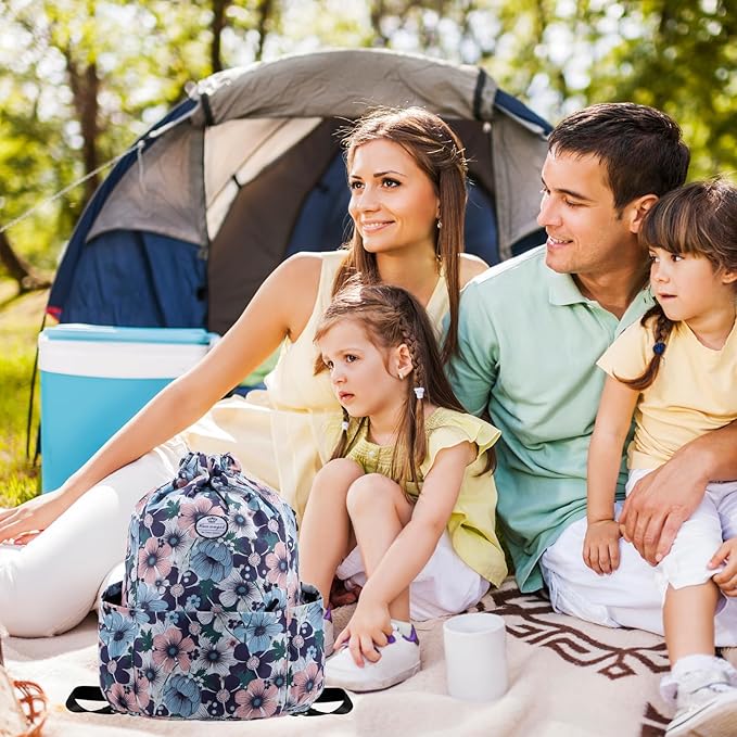 HUA ANGEL Drawstring Backpack Bag, Sport Gym Sackpack Lightweight Small Gym Bag for Men Women Pull String Sport Beach Bag