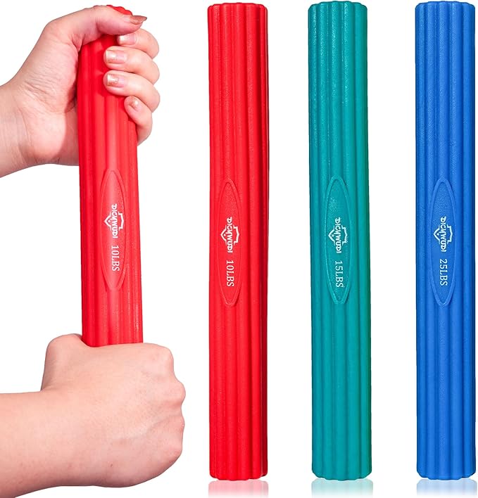 Flex Therapy Bar,Twist Bar for Physical Therapy & Resistance Bar for Golfers Elbow,Tendinitis,Wrist,Forearms Pain, Improve Grip Strength and Relieve Pain