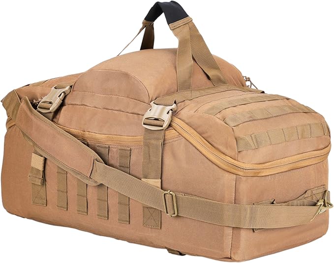 Gym Backpack for Men Sports Duffel Bag Gym Bags with Three Ways of Carrying (TAN-60L)