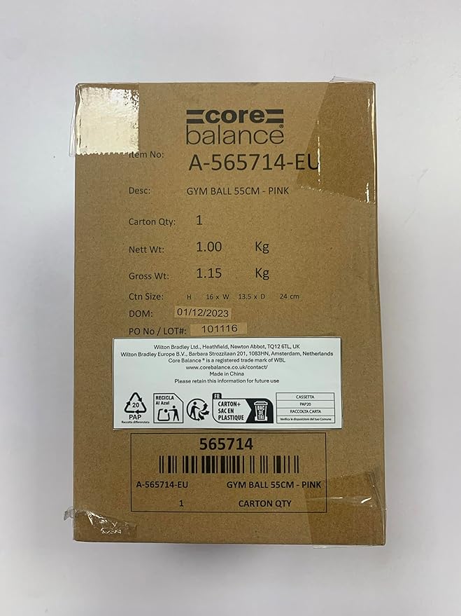 Exercise Ball for Workouts, Anti-Burst and Slip Resistant, Swiss Yoga Ball for Pregnancy, Stability, Fitness and Physical Therapy, 4 Sizes, with Pump