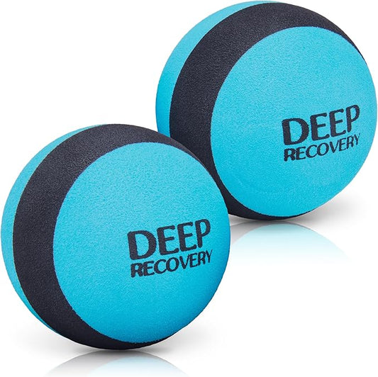 Yoga Deep Tissue Massage Ball Set – Gentle Myofascial Release Balls for Feet, Back, Neck, Legs & Arms – Trigger Point & Mobility Therapy (2-Pack)