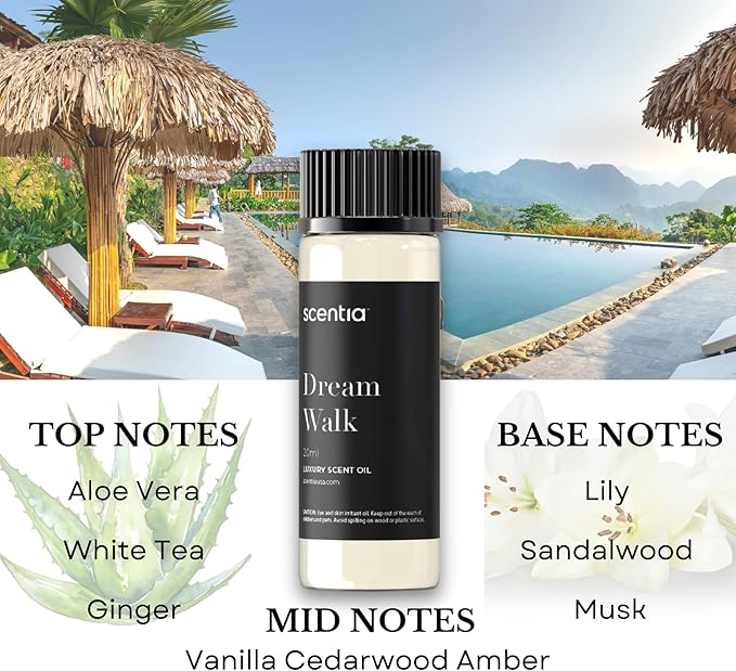 Hotel Inspired Collection Diffuser Oils – 3×20ml Aromatherapy Set | Luxury Scents Inspired by 5-Star Hotels | Gift-Ready Essential Oil Blend