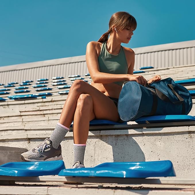 Gonii Women Socks Hiking Running Thick Cushion Athletic Crew Socks 5-Pair