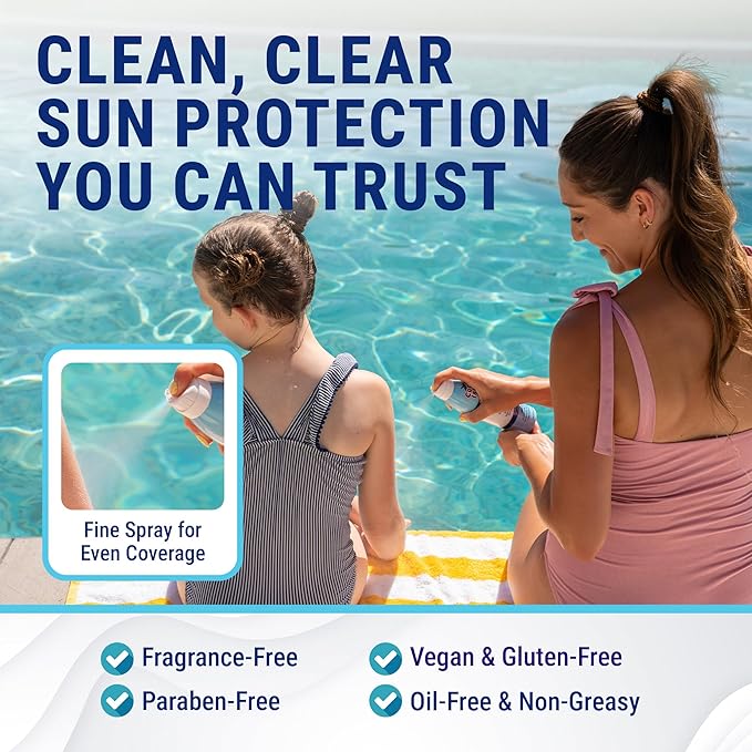 Coral Isles SPF 30 Sunscreen Spray - Hawaii Compliant - Oxybenzone & Octinoxate Free - Broad Spectrum - Water Resistant, 6 Fl Oz (Pack of 3)