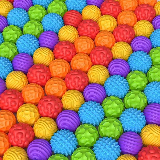 Magnetic Fidget Balls Fidget Toys Adults , 12Pack Large & Small Magnet Balls, Desk Fidgets with Textured, Silicone Stress Relief Sensory Toys for Teens with ADHD, Fun Magnets for Creative Gifts