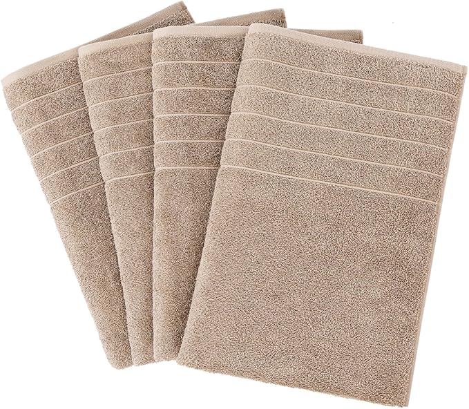 Casa Platino Oversized Bath Sheet Towels, 4 Pack Bath Sheet(36"x 72"), 100% Ring Spun Cotton Bath Sheets, Lightweight Bath Sheet Set, Quick Dry Bath Sheets, Soft Bath Sheet Towel - Tawny Brown