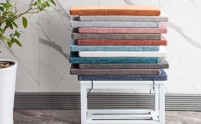 Loveboat Piano Bench Cushion, Washable Bench Pad for Shoe Storage, Window, Piano, Dining 30"x14"x2" Brick Red