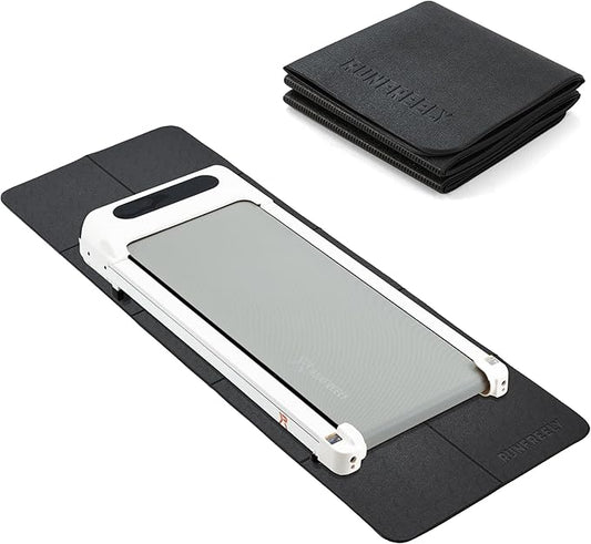 Foldable Walking Pad Mat, 68"x24" Treadmill Mat for Carpet Floors, Waterproof Non-Slip Home Gym Mat, Anti Vibration Exercise Equipment Mat