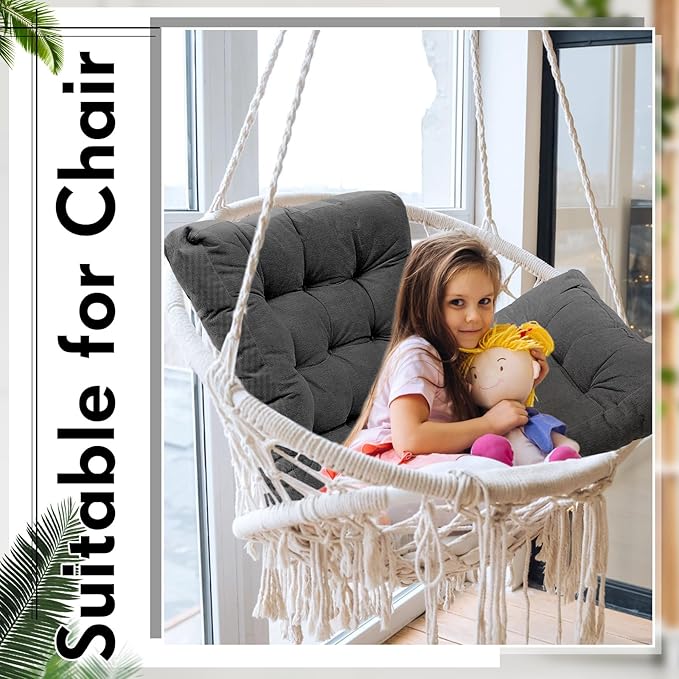 Jerify Floor Pillow Cushions 22 x 22 Inch Round Square Large Meditation Floor Pillow for Classroom Adult Meditation Picnic Party Cushion for Seating Gift Christmas(Square,Dark Grey,4 Pcs)