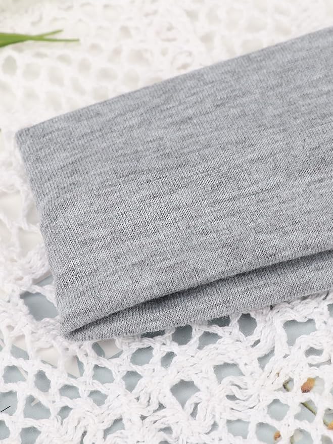 DRESHOW 8 Pack Sports Headbands for Women Non-Slip Stretchy Fashion HairBand Curly Hair Headband Soft Hair Accessories for Daily Wear Workout Yoga Running