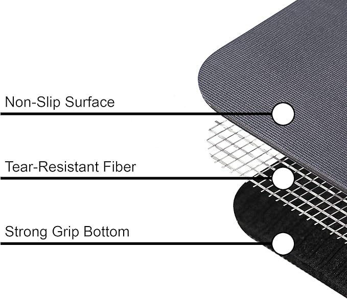 Vista Wide 6mm Yoga Mat by Mount Adams - The New Standard in Professional Yoga Mats - Dense, Slip Resistant Exercise Mat - Wholesale Studio Brand Now Available to the Public, 72" x 26"