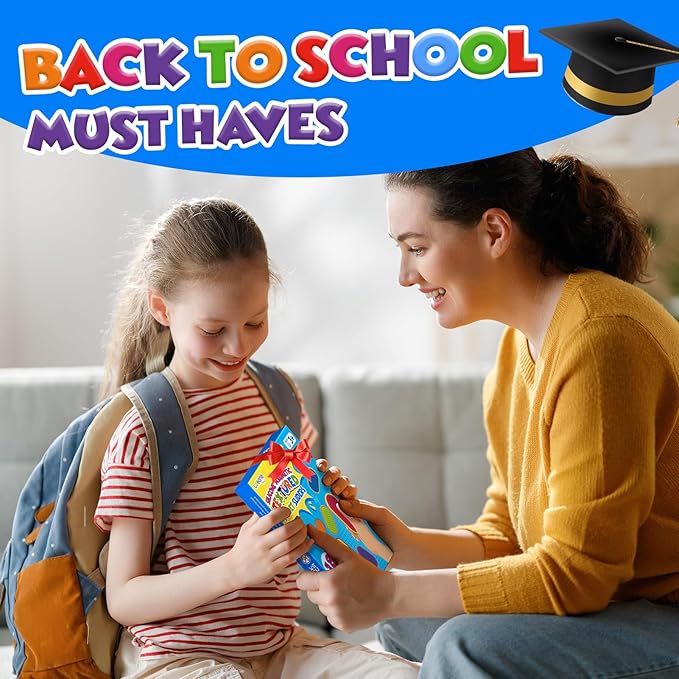 Sensory Fidget Magnet Toys for Kids: 18-Pack Textured Silicone Magnetic Sliders for Autism Children Classroom Must Haves, Treasure Box, Goodie Bags Stuffer Party Favors Fidgets Gifts