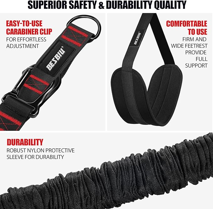 Pull Up Assistance Bands 260lbs, Heavy Pull Up Bands Resistance Bands for Pull Ups Working Out with Feet Rest, Pull Up Bar Bands Assistance Bands Strength Training Workout Equipment, Height Adjustable